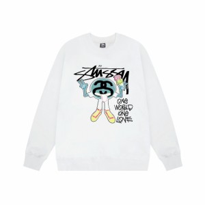 Stussyステューシーアイスクリームのぬいぐるみ丸首のパーカーです