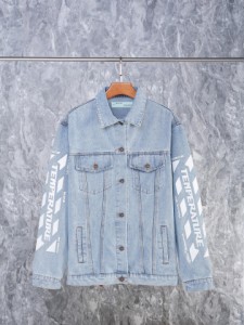  OFF-WHITEs ベーシックストライプ長袖ジャケットジャケット