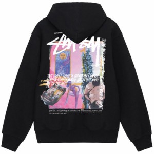 メンズ STUSSY ステューシー パーカー プルオーバー スウェットフーディー ハワイ ワイキキ限定  並行輸入品