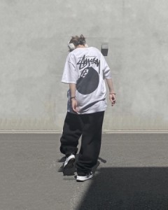     Stussyファッショナブルで汎用性の高い半袖ハーフスリーブTシャツ