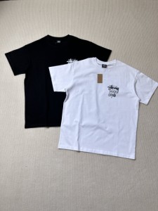 stussy 男女兼用ルーズフィット半袖Tシャツ