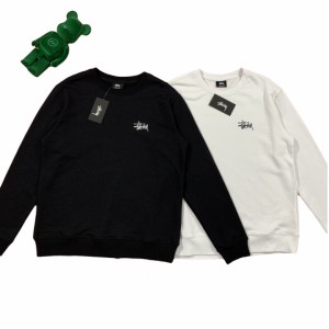   -STUSSY クラシックプリント クルーネック スウェットシャツ