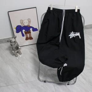 Stussy ヴィンテージカジュアルロゴスポーツドローストリングパンツ 