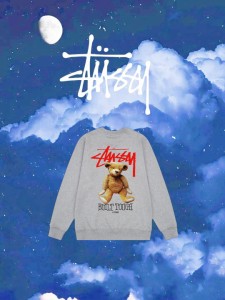 STUSSY パーカー  ステューシー クルーネック スウェット S IS S Hoodie   メンズ レディース ユニセックス 並行輸入品[衣類] 