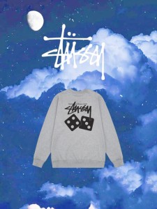 STUSSY パーカー  ステューシー クルーネック スウェット S IS S Hoodie   メンズ レディース ユニセックス 並行輸入品[衣類] 