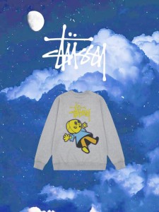 STUSSY パーカー  ステューシー クルーネック スウェット S IS S Hoodie   メンズ レディース ユニセックス 並行輸入品[衣類] 