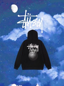 Stussy パーカー ステューシー プルオーバー スウェット    トブラック  メンズ レディース ユニセックス 並行輸入品[衣類]