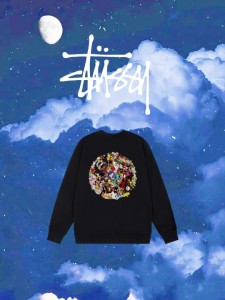 STUSSY パーカー  ステューシー クルーネック スウェット S IS S Hoodie   メンズ レディース ユニセックス 並行輸入品[衣類] 