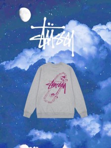 STUSSY パーカー  ステューシー クルーネック スウェット S IS S Hoodie   メンズ レディース ユニセックス 並行輸入品[衣類] 