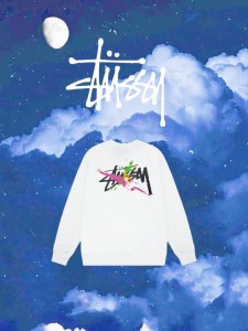 STUSSY パーカー  ステューシー クルーネック スウェット S IS S Hoodie   メンズ レディース ユニセックス 並行輸入品[衣類] 