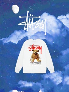 STUSSY パーカー  ステューシー クルーネック スウェット S IS S Hoodie   メンズ レディース ユニセックス 並行輸入品[衣類] 