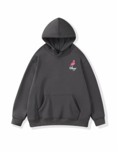 Stussy ステューシー 共同ブランド フラミンゴ フーデッド スウェットシャツ ドロップショルダー