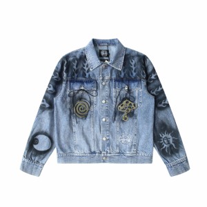 ジャケット ブルゾン STUSSY/ステューシー DICE QUILTED LINER JACKET キルティングジャケット ジャケット[並行輸入品]