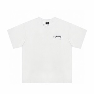    Stussyレタープリント半袖Tシャツ 