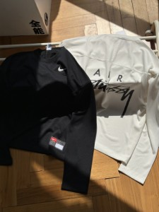 Stussy共同ブランド23fwメッシュロングスリーブ