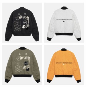 Stussy FW23 ロゴ刺繍リバーシブルコットンジャケット