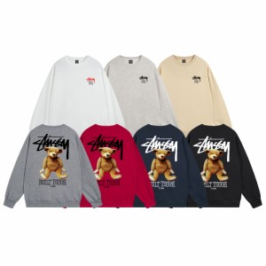 ステューシーSTUSSY   熊プリント ファッション　Tシャツ2023新作  [並行輸入]