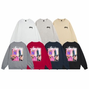 ステューシーSTUSSY  プリント ファッション　Tシャツ2023新作  [並行輸入]