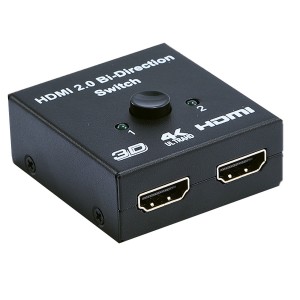 TR-HDM2 HDMI 切替器 双方向対応 2入力 1出力/1入力 2出力 切り替え スイッチ HDMI2.0 4K UHD 3D (C)