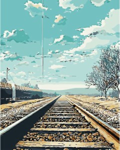 母の日 大人の塗り絵 絵画 油絵塗り絵 数字塗り絵 油絵風 鉄道 名画 【油絵】アクリル絵の具 塗り絵 大人 油絵 油絵セット キャンバス 壁