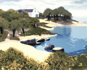 油絵 塗り絵 大人の塗り絵 絵画 数字塗り絵 油絵風 湖畔風景 名画 【油絵】 アクリル絵の具 塗り絵 大人 油絵 油絵セット キャンバス 壁