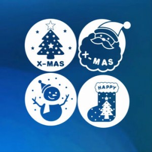 【送料無料】【ウォールステッカー】HAPPY X-MAS 転写式 ウォールステッカー ウォールステッカー クリスマス wallsticker 窓 クリスマス