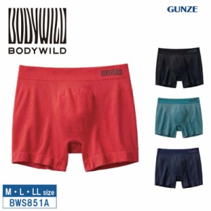 20%OFF GUNZE グンゼ BODY WILD   3D-Boxerシリーズ  ボクサーパンツ ボディワイルド  立体成型ボクサー (前とじ)  (M・L・LLサイズ）BWS