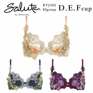 31%OFFワコール Wacoal サルート salute 82グループ 82g P-UP プッシュアップ 3/4カップブラ D・E・Fカップ (下着 単品 ブラジャー レデ