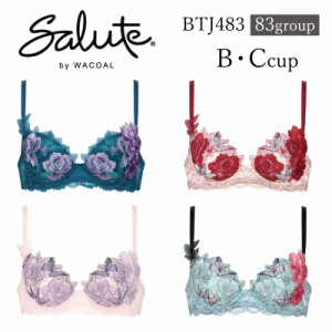 31%OFFワコール Wacoal サルート salute 83グループ 83g P-UP プッシュアップ 3/4カップブラ B・Cカップ (下着 単品 ブラジャー レディー