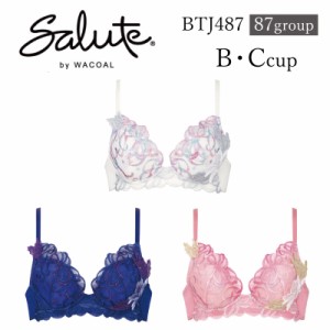 30%OFF ワコール Wacoal サルート salute 87グループ 87G VIVA LINE 3/4カップブラジャー B・Cカップ (下着 単品 ブラジャー レディース 