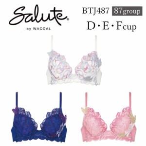 30%OFF ワコール Wacoal サルート salute 87グループ 87G VIVA LINE 3/4カップブラジャー D・E・Fカップ (下着 単品 ブラジャー レディー