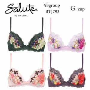 30%OFF ワコール Wacoal サルート salute 93グループ 93G フロントエックスブラ 3/4カップブラジャー Gカップ (下着 単品 ブラジャー レ