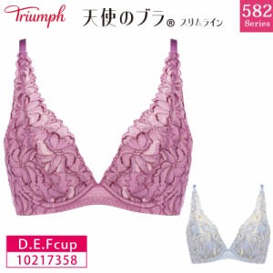 27%OFF Triumph トリンプ 天使のブラ スリムライン TR582 シリーズ  3/4カップブラジャー (D・E・Fカップ) 下着 女性 レディース セール 