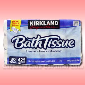 【BathTissue】【KIRKLAND】激安トイレットペーパー2枚重ね　30ロール２個まで同梱カークランド　バスティッシュ【HLS_DU】