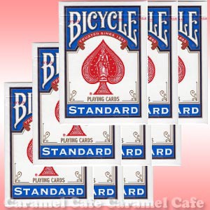 Bicycle バイスクル 808 ライダーバック Standard トランプ ポーカーサイズ 青 12デック1ダースシュリンクパックの通販はau Pay マーケット キャラメルカフェ