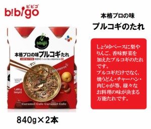 本格プロの味 プルコギのたれ プルコギヤンニョム 韓国風焼き肉のタレ　840g×2本甘くておいしい万能調味料