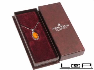 ■美品■　ジョージ・ジェンセン ムーンストーン イヤリング アクセサリー SV #2016 箱 【A73653】