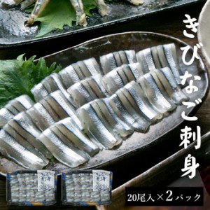 天然 きびなご刺身 20尾入 2パック (計40尾入) 国産 鹿児島県産 海鮮 海産物 刺し身 さしみ 鹿児島 東シナ海 甑島 上甑島 甑島産