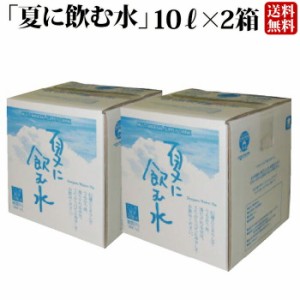 【送料無料】 夏に飲む水 10L×2箱(BIB) 鹿児島