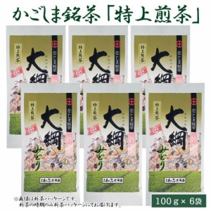 大綱みどり「特上煎茶」100g × 6袋セット 鹿児島 お土産