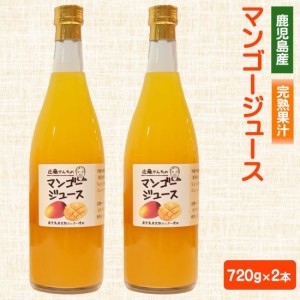 近藤さんちの 完熟マンゴージュース（果汁飲料）720g × 2本セット 鹿児島 お土産