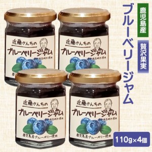 近藤さんちのブルーベリージャム 110g × 4個 鹿児島 お土産