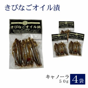 きびなごオイル漬〈キャノーラ〉50g × 4袋 お土産 鹿児島