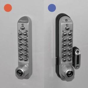 KEYLEX キーレックス 500 K592TMA 面付本締錠 両面ボタン式 鍵付 エアタイト 暗証番号錠