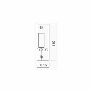 KEYLEX キーレックス 4000用 LA交換用 ストライク受座