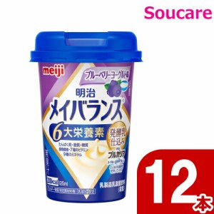 介護食  明治  メイバランス Mini カップ  ブルーベリーヨーグルト味  200kcal  125ml  12本    meiji 介護食  防災 備蓄 常温 保存  栄