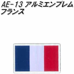 東洋マーク　AE-13　アルミエンブレム　フランス【ゆうパケット対応品】【エンブレム　ステッカー　国旗】