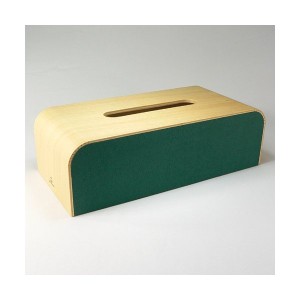 ヤマト工芸　YK05-108-Gr　COLOR BOX　（ティッシュケース）　グリーン【お取り寄せ製品】【BOX　ティッシュボックス　ティッシュケース