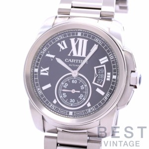 【中古】CARTIER CALIBRE DE CARTIER WATCH LARGE MODEL カルティエ カリブル ドゥ カルティエ ウォッチ LM W7100016