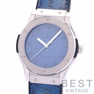 【中古】HUBLOT CLASSIC FUSION BERLUTI SCRITTO OCEAN BLUE LIMITED ウブロ クラシックフュージョン ベルルッティ スクリットオーシャン